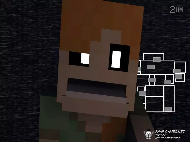 Скачать The Terrors of Minecraft – пародия на ФНаФ для ПК (обычная и улучшенная версии)
