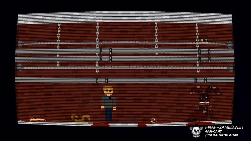 Скачать The Return to Freddy's: Desolation – фан игра в стиле ФНаФ против злодея и его аниматроников