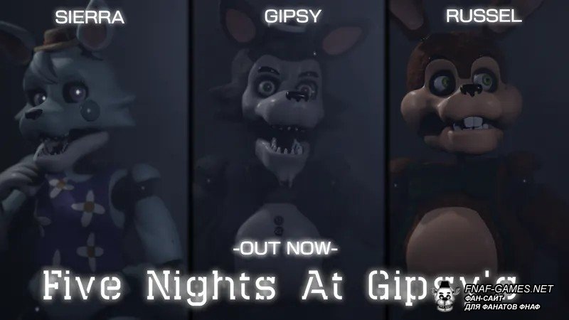 Five Nights At Gipsy's | основные аниматроники