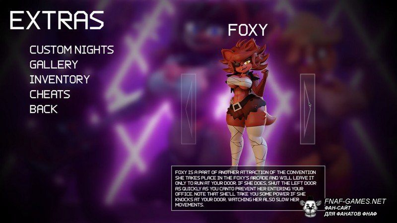 Скачать игру Five Nights in Anime 3D (FNiA 3D) | описание Фокси